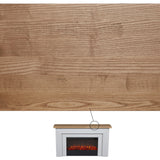 Real Flame Malie 68" Landscape Electric Fireplace with Mantel for Living Room or Bedroom, Replaceable Fireplace Insert Heater, Realistic Log and Flame Effect, Remote Control, Timer Real Flame