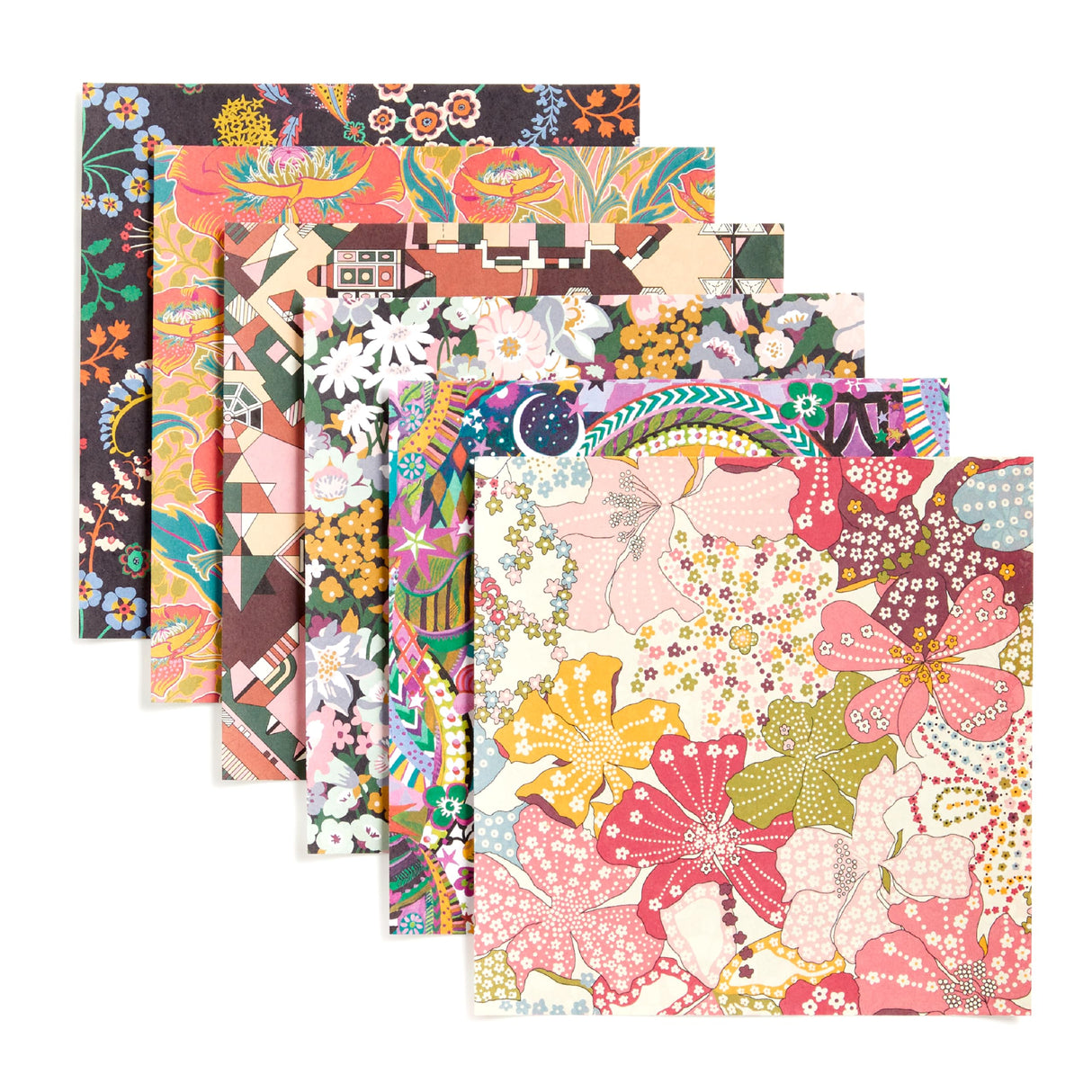 Galison Liberty Floral Origami – Origami Kit Featuring Iconic Liberty Prints and Instructions for Origami Folds Galison
