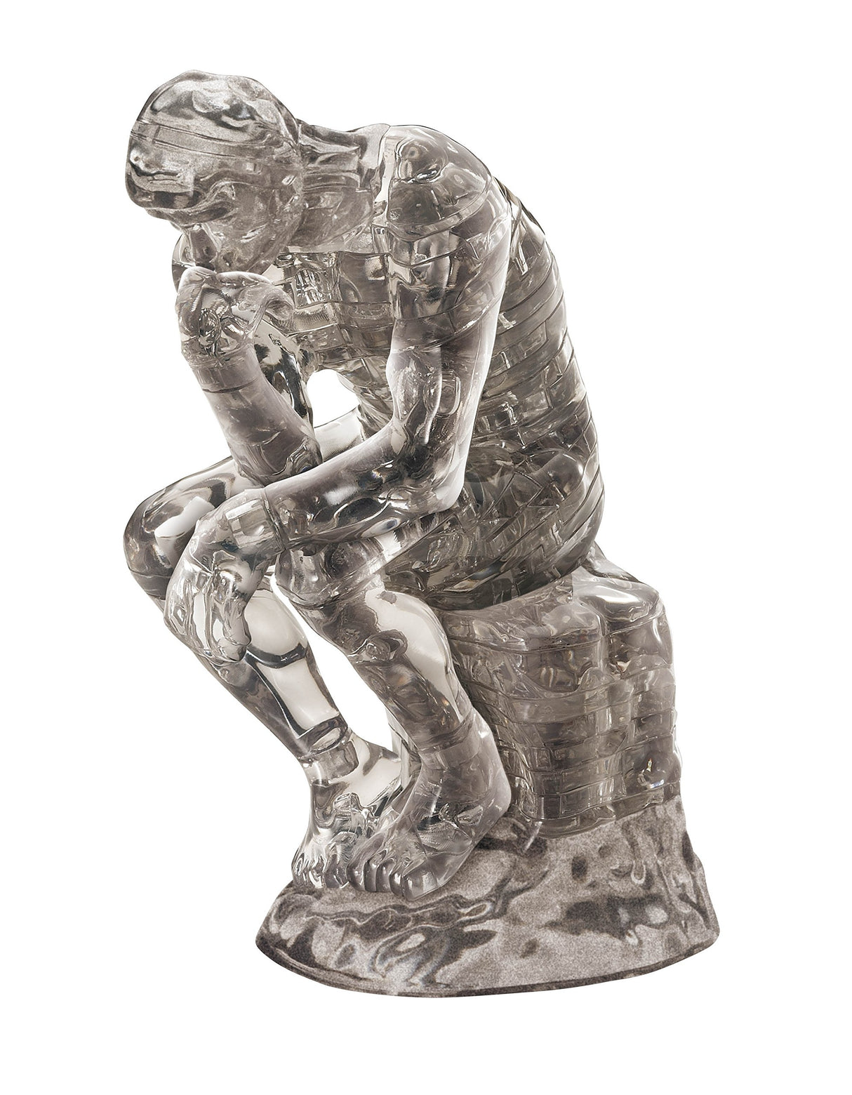 Beverly Crystal Clear 3D Puzzle - The Thinker (43Piece) Crystal Puzzle Beverly