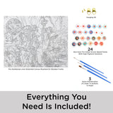 AQUARIUS Star Wars Episode IV A New Hope Art by Numbers Painting Kit (16 x 20 Stretched Canvas) 24 Paints, 3 Paint Brushes, Ready to Hang, Officially Licensed Star Wars Movie Collectible - 16x20 in AQUARIUS