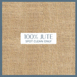 Elrene Home Fashions Farmhouse Living Sentiments Placemats, Burlap Placemats, Tan, Set of 4 Elrene