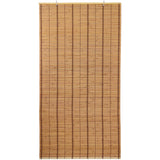 Red Lantern Burnt Bamboo Cordless Window Shade - Two-tone Honey, 36" Wide Red Lantern