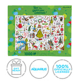 AQUARIUS Grinch Collage Puzzle (1000 Piece Jigsaw Puzzle) - Glare Free - Precision Fit - Virtually No Puzzle Dust - Officially Licensed Grinch Collectibles - 20x28 Inches AQUARIUS
