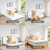 Kingfun Memory Foam Folding Mattress, 4 Inch Gel-Infused Foldable Floor Mattress, Breathable Tri-fold Mattress Topper with Cover, Soft Folding Foldable Portable Floor Guest Bed (Single) Kingfun