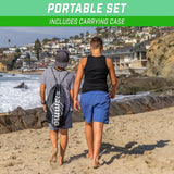 GoSports Slammo Game Set (Includes 3 Balls, Carrying Case and Rules) - Outdoor Lawn, Beach & Tailgating Roundnet Game for Kids, Teens & Adults GoSports