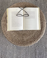 Scandilivin Homes Pouf Ottoman - 100% Natural Jute Braided- Footrest Pouf Hand Knitted - Traditional Cord Boho Pouffe - for The Living Room, Bedroom, Nursery, Patio, Lounge (20" x 20" x 10") S & L Homes