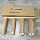 PELUOMOZ Cat Climbing Shelves Wall Mounted 2PCS Four Steps Reversible Left & Right Direction, Cat Shelf Stairway for Wall with Jute Scratching Ladder Shelves Pet Furniture for Perch Sleeping PELUOMOZ