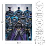 AQUARIUS DC Comics Batman Batsuits Puzzle (500 Piece Jigsaw Puzzle) - Glare Free - Precision Fit - Officially Licensed DC Comics Merchandise & Collectibles - 14 x 19 Inches AQUARIUS