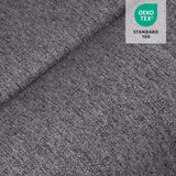 MCombo Medium Power Lift Recliner Chair Sofa with Massage and Heat for Elderly, 3 Positions, Cup Holders, and USB Ports, 2 Side Pockets, Fabric 7040 (Medium, Gray) MCombo