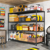 DurayLoly 68.1"W Storage Shelves 2500LBS Wire Shelving Unit, Garage Shelving Heavy Duty, Adjustable Metal Shelves for Garage, Pantry, Kitchen, Basement, Warehouse, Business 68.1"W x 20.9"D x 70.9"H DurayLoly