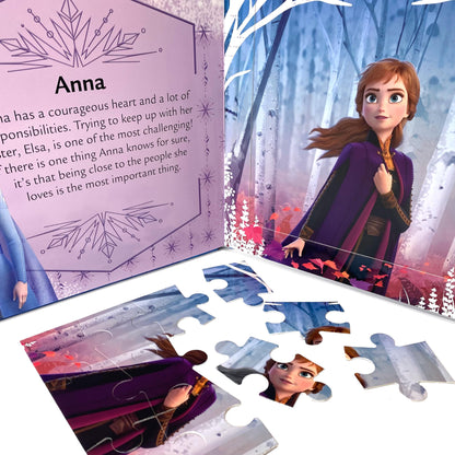 Disney Frozen 2 My First Puzzle Book - Jigsaw Puzzles for kids, 10-page board book, 5 puzzles to enjoy