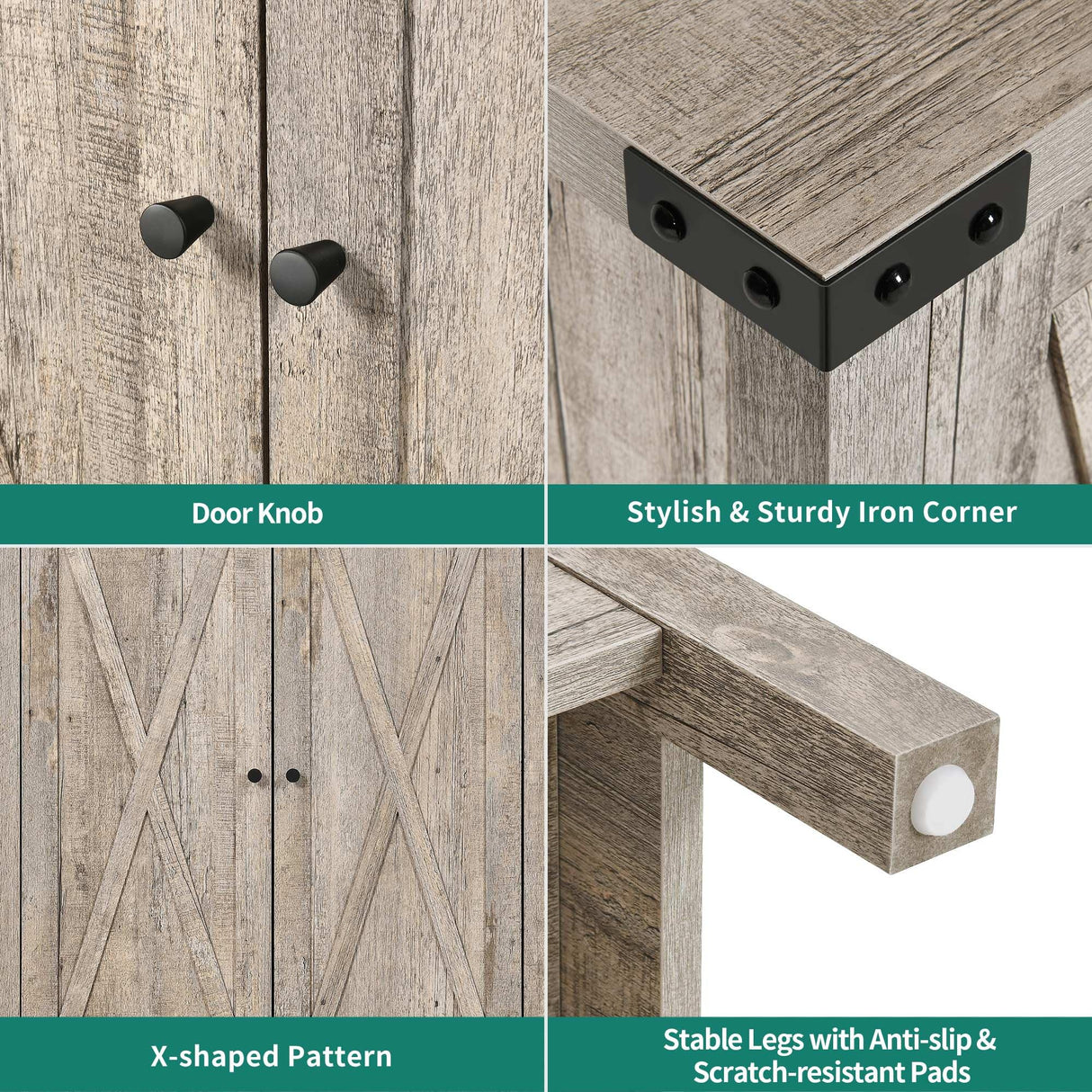 YITAHOME Shoe Cabinet with Doors, Farmhouse 5-Tier Shoe Storage Cabinet for Entryway, Large Capacity Wooden Shoes Rack Organizer for Entryway/Hallway/Closet, Old Oak YITAHOME