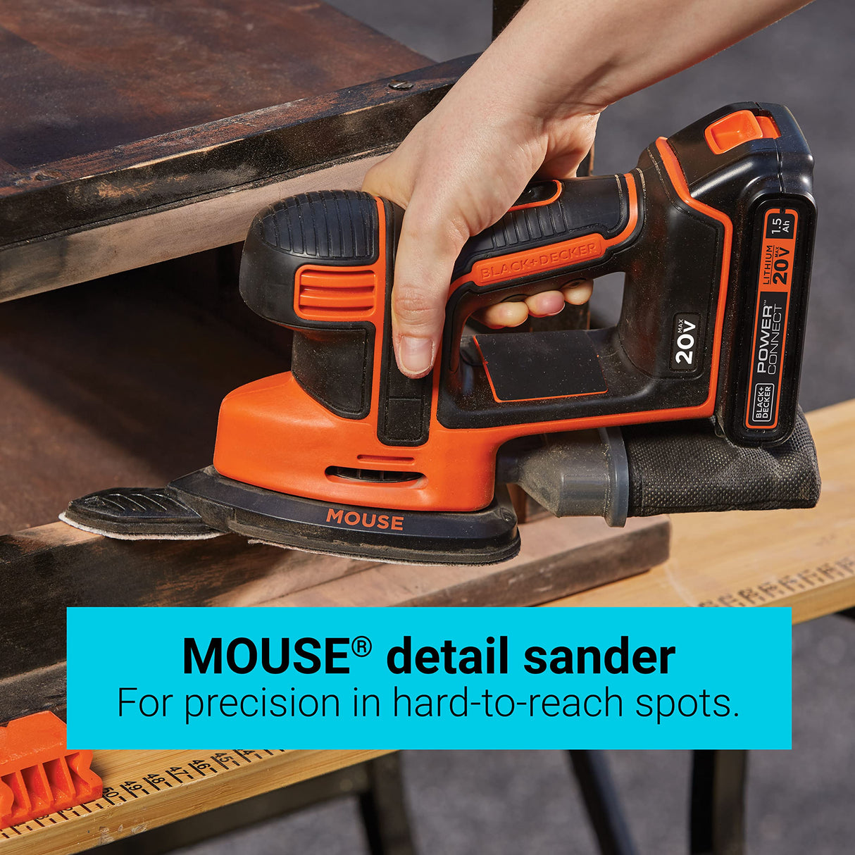 BLACK+DECKER 20V MAX* POWERCONNECT Cordless 4-Tool Combo Kit (BD4KITCDCMSL) Black & Decker