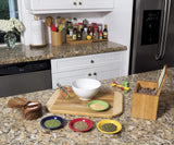 Lipper International 8827 Bamboo Wood Kitchen Tool Holder, 5-1/2" x 8" Lipper International