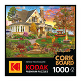 RoseArt - Kodak Cork - Lakeside Home - 1000 Piece Jigsaw Puzzle for Adults RoseArt