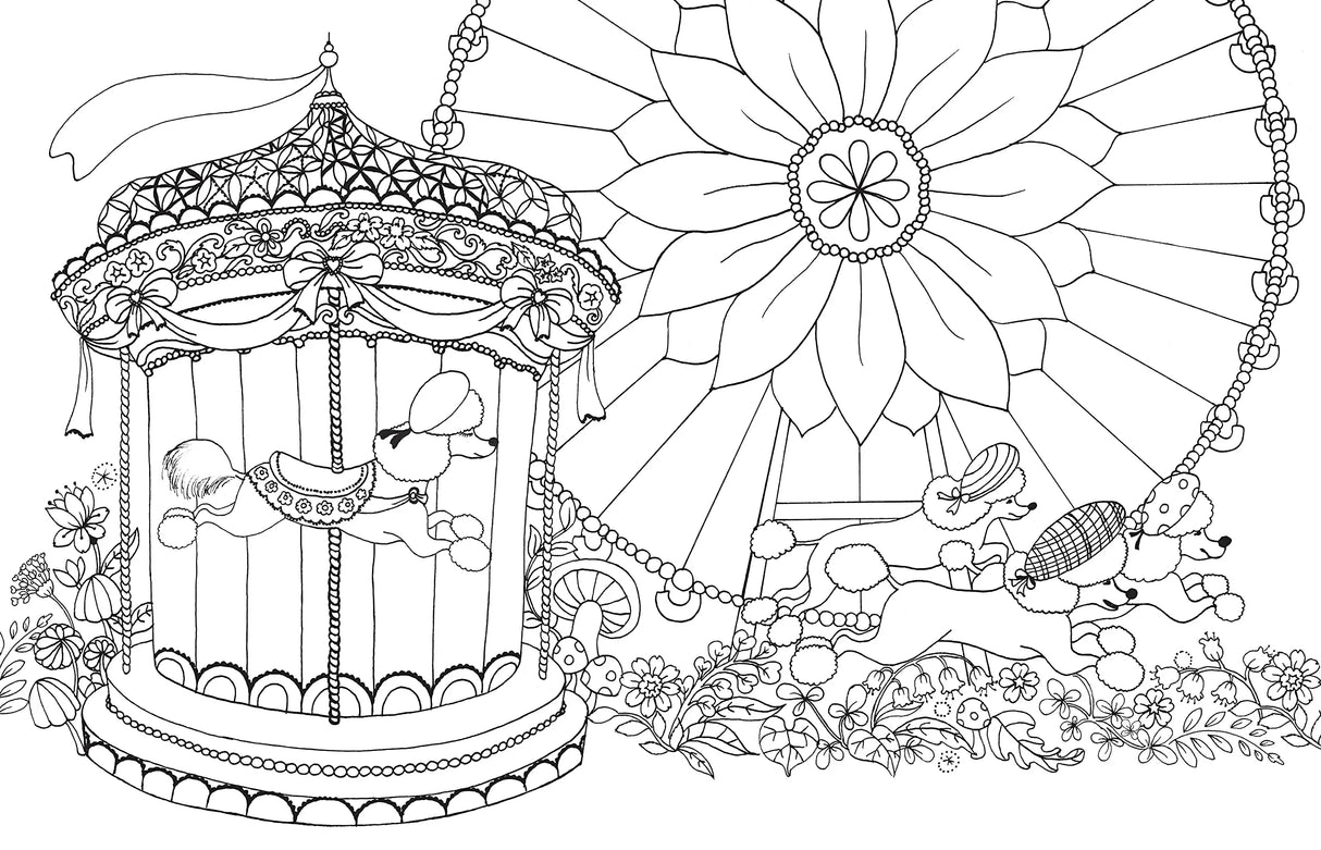 A Million Dogs: Fabulous Canines to Color (Volume 2) (A Million Creatures to Color) Union Square & Co.