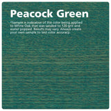 Rubio Monocoat Wood Stain & Finish 65 ft² - Peacock Green | Oil Plus 2C | Quick-Dry, Eco-Friendly Linseed Wood Oil for Indoor Use, Includes Accelerator (Part B) | Protector | 130 ml Rubio Monocoat