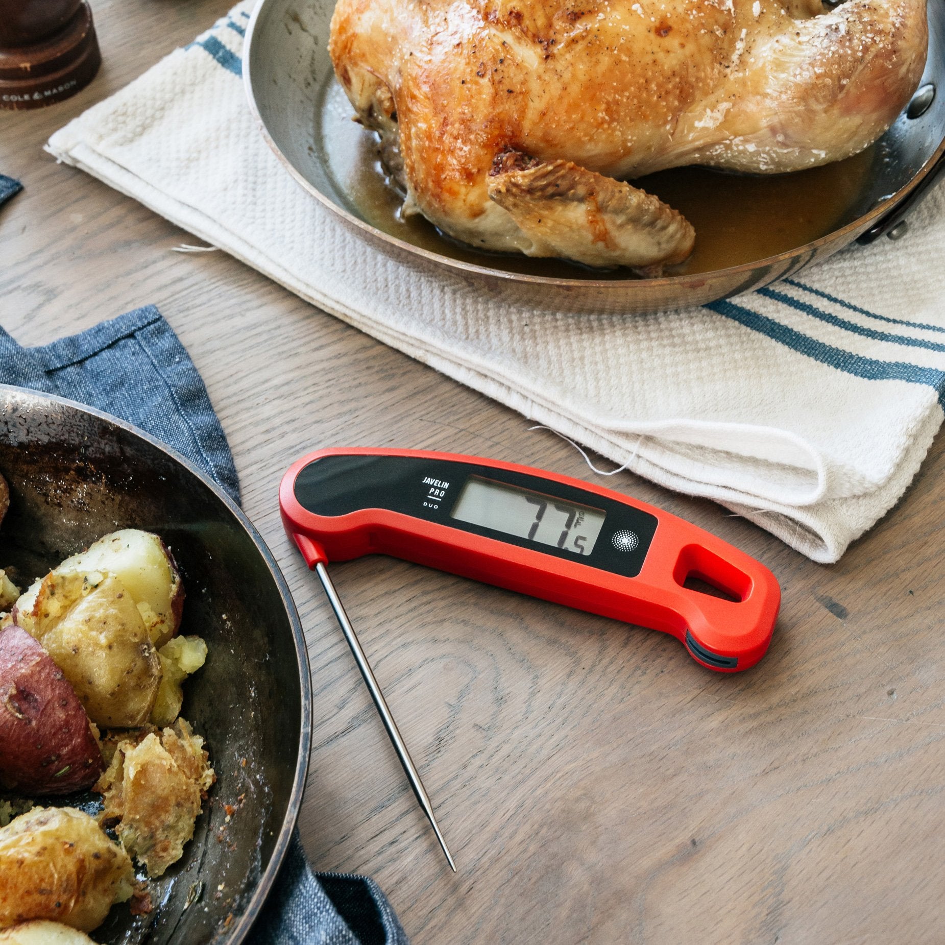 Lavatools Javelin PRO Duo Ambidextrous Backlit Professional Digital Instant Read Meat Thermometer - Thumbnail 4