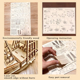 MPIUET 3D Wooden Puzzles for Adults Wooden Sailing Ship Model Kits for Adults, Wooden Watercraft Sailboat Model, 3D Jiasaw Puzzles, 3D Brain Teaser Puzzles, 6.5" × 2" × 6" MPIUET