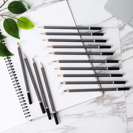Mr. Pen Sketch Pencils, 14 Pack, Graphite Pencils for Drawing and Shading Mr. Pen