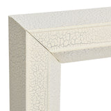 Creative Co-Op Modern Fireplace Mantel, Distressed Cream Creative Co-Op