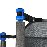 12 FT Trampoline Replacement Safety Enclosure Net for 6 Straight Poles Round Frame Trampolines, Breathable and Weather-Resistant with Adjustable Straps(NET ONLY) Zoomster