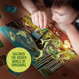 Glow in The Dark 100 Piece Dinosaur Puzzle for Kids - Dinosaurs Jigsaw Puzzles Toys for Boys & Girls Ages 6-8 - Christmas Birthday Gifts for Age 6 7 8 Year Old Toddler Boy Girl Gift - Dino Toy Dan&Darci