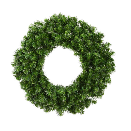 Vickerman 36" Unlit Douglas Fir Artificial Christmas Wreath with PVC Tips - Outdoor Rated Christmas Wreath for Front Door or Mantel - Seasonal Holiday Decor