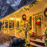 JMEXSUSS 1000 LED Warm White Christmas Lights: 328 Ft Warm String Lights Outdoor Waterproof - 8 Modes Christmas Tree Lights Plug in JMEXSUSS