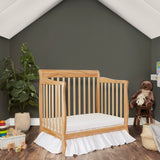 Dream On Me Aden 4-in-1 Convertible Mini Crib In Natural, Greenguard Gold Certified, Non-Toxic Finish, New Zealand Pinewood, With 3 Mattress Height Dream On Me