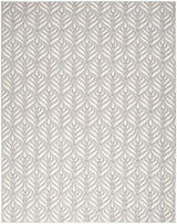 Nourison Home Aloha Indoor/Outdoor Grey 9' x 12' Area Rug, Easy Cleaning, Non Shedding, Bed Room, Living Room, Dining Room, Kitchen (9x12) Nourison