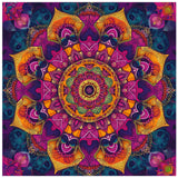 Purple Mandala Wooden Puzzles, 500 Pieces Jigsaw Puzzles 15.9'' x15.9'', Unique Design Liberty Wooden Puzzles for Adults and Kids, Family Game Gift Royal Size delobil