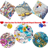 KUFWKEY Woman Diamond Art Kit for Beginners,Partial Diamond Painting Kits for Adults,5D Special Shape Diamond Art Painting,DIY Diamond dots,Mosaic Crafts for Adults,Bathroom Decor,11.81x15.7 inch KUFWKEY