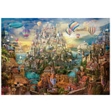 Educa - Dreamtown - 8000 Piece Jigsaw Puzzle - Puzzle Glue Included - Completed Image Measures 75.59"x 53.54" - Ages 14+ (19570) Educa