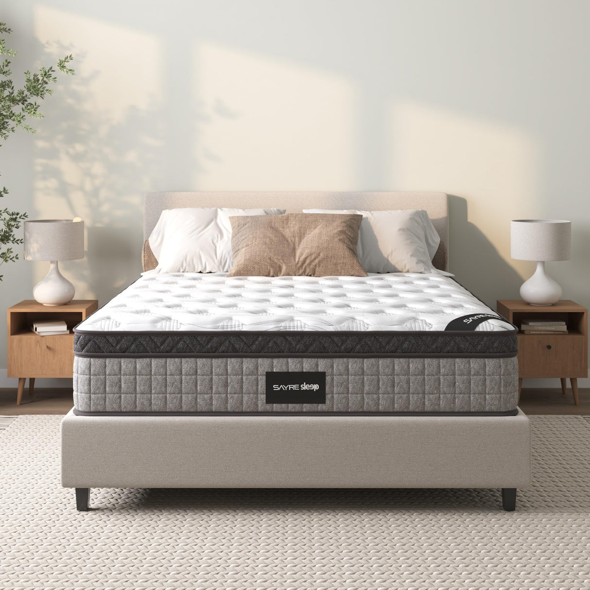 12'' Twin Mattress, Twin Size Mattress in a Box, Modern New Diamond Innerspring Hybrid and Cooling Gel Memory Foam Mattresses, Pressure Relief & Motion Isolation, RV Medium Firm Matress ( 12'') anwickjeff