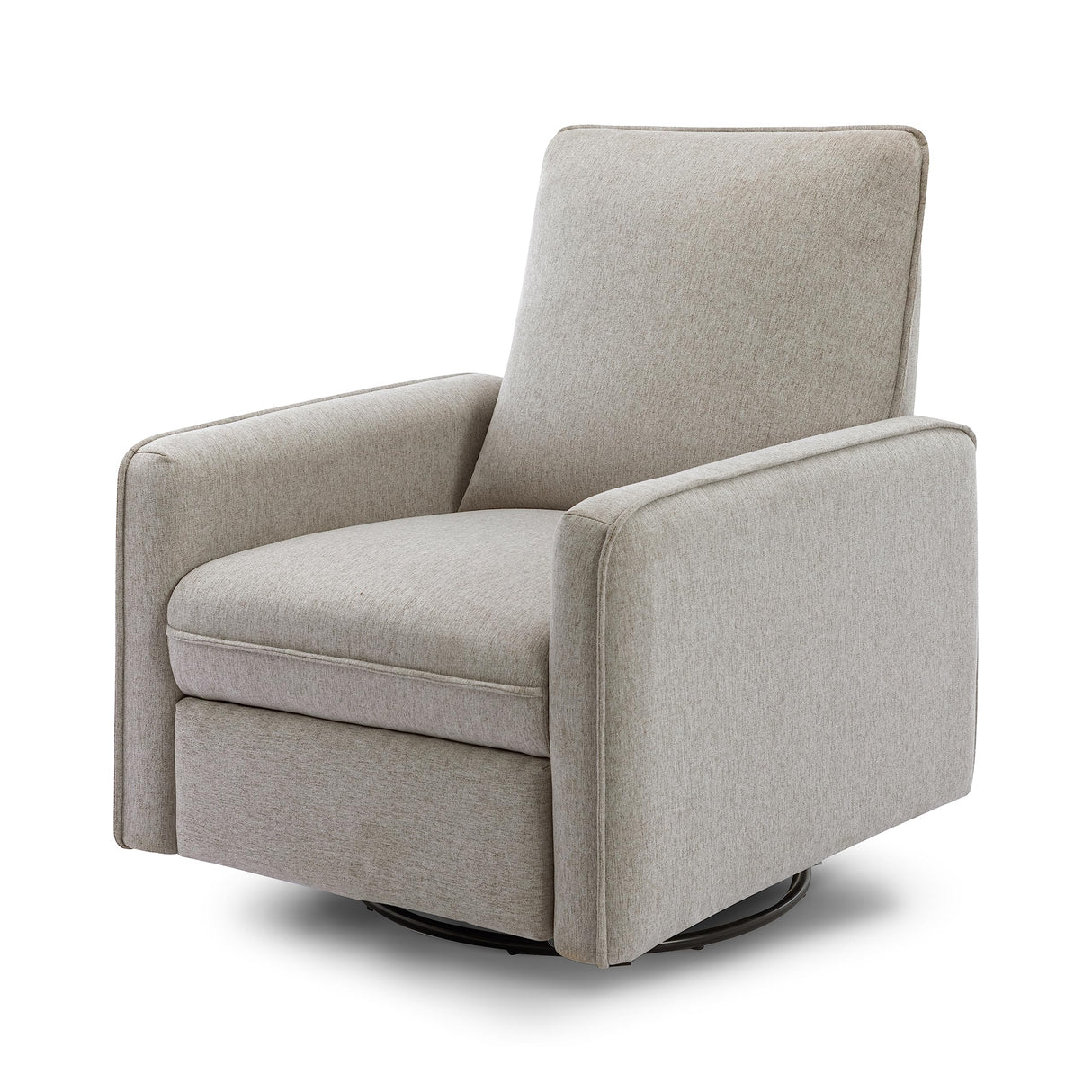 DaVinci Penny Recliner and Swivel Glider in Performance Grey Eco-Weave, Water Repellent & Stain Resistant, CertiPUR-US Certified DaVinci