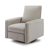 DaVinci Penny Recliner and Swivel Glider in Performance Grey Eco-Weave, Water Repellent & Stain Resistant, CertiPUR-US Certified DaVinci