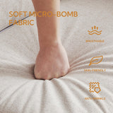 Atopston 63" Fabric Loveseat Sofa, Mid-Century Modern Decor 2 Seater Love Seat Couches, Comfy Armrest Small Couch with Wood Grain Legs for Living Room Apartment, Beige Fabric Atopston