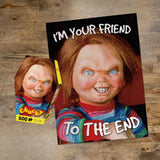 AQUARIUS Chucky I'm Your Friend 500pc Puzzle (500 Piece Jigsaw Puzzle) - Glare Free - Precision Fit - Officially Licensed Chucky Movie Merchandise & Collectibles - 14x19 Inches AQUARIUS