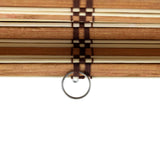 Red Lantern Burnt Bamboo Cordless Window Shade - Two-tone Honey, 36" Wide Red Lantern