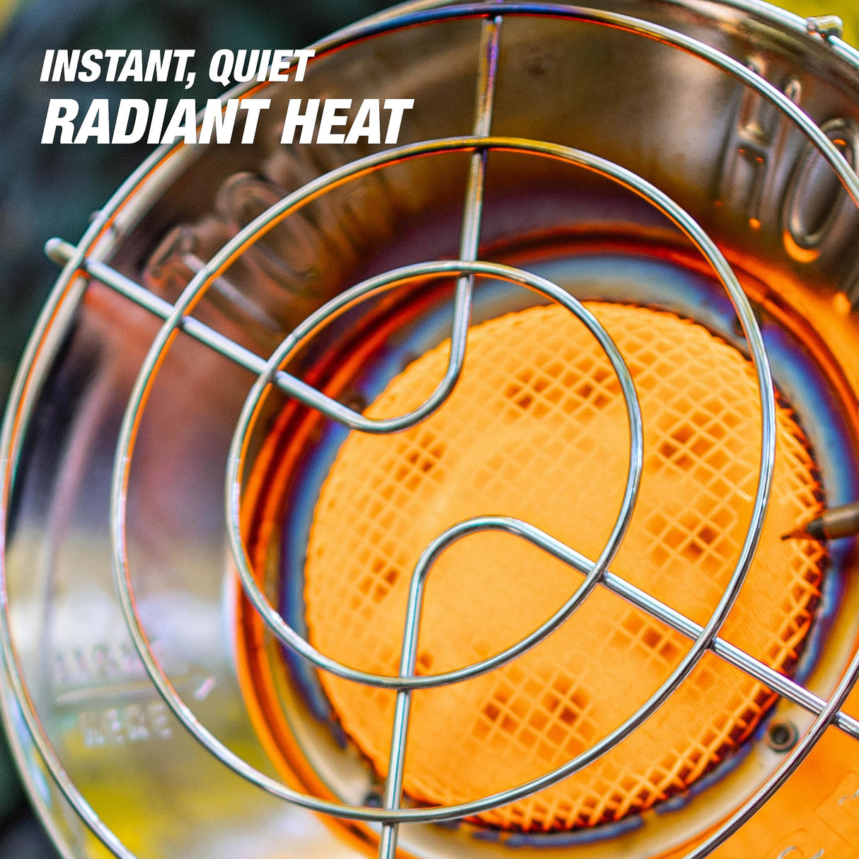 15,000 BTU Single Tank Top Portable Propane Radiant Heater,Grey/ Silver Mr. Heater