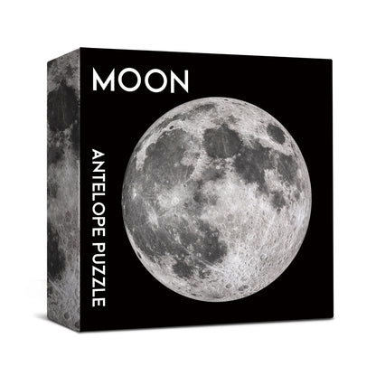 Antelope - 1000 Piece Puzzle for Adults, Space Moon Jigsaw Puzzles 1000 Pieces, Telescope Planet Close-up Round Puzzle, High Resolution, Matte Finish, No Dust Space Puzzle