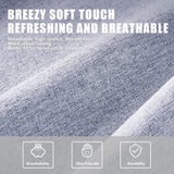 Dowinx Gaming Chair Fabric with Pocket Spring Cushion, Massage Game Chair Cloth with Headrest, Ergonomic Computer Chair with Footrest 290LBS, Black and Grey Dowinx