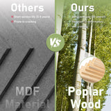 EDWINENE Queen Murphy Bed with Mattress Included, Murphy Bed Cabinet with Drawers and Charging Station for Small Spaces, Home Offices (Circular Pattern, White) EDWINENE