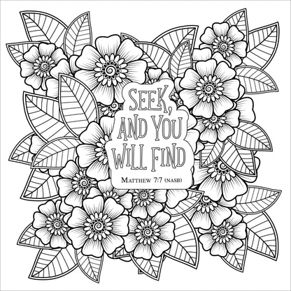 Blessed Adult Coloring Book (31 stress relieving designs. Micro-perforated pages. Art on one side only!)