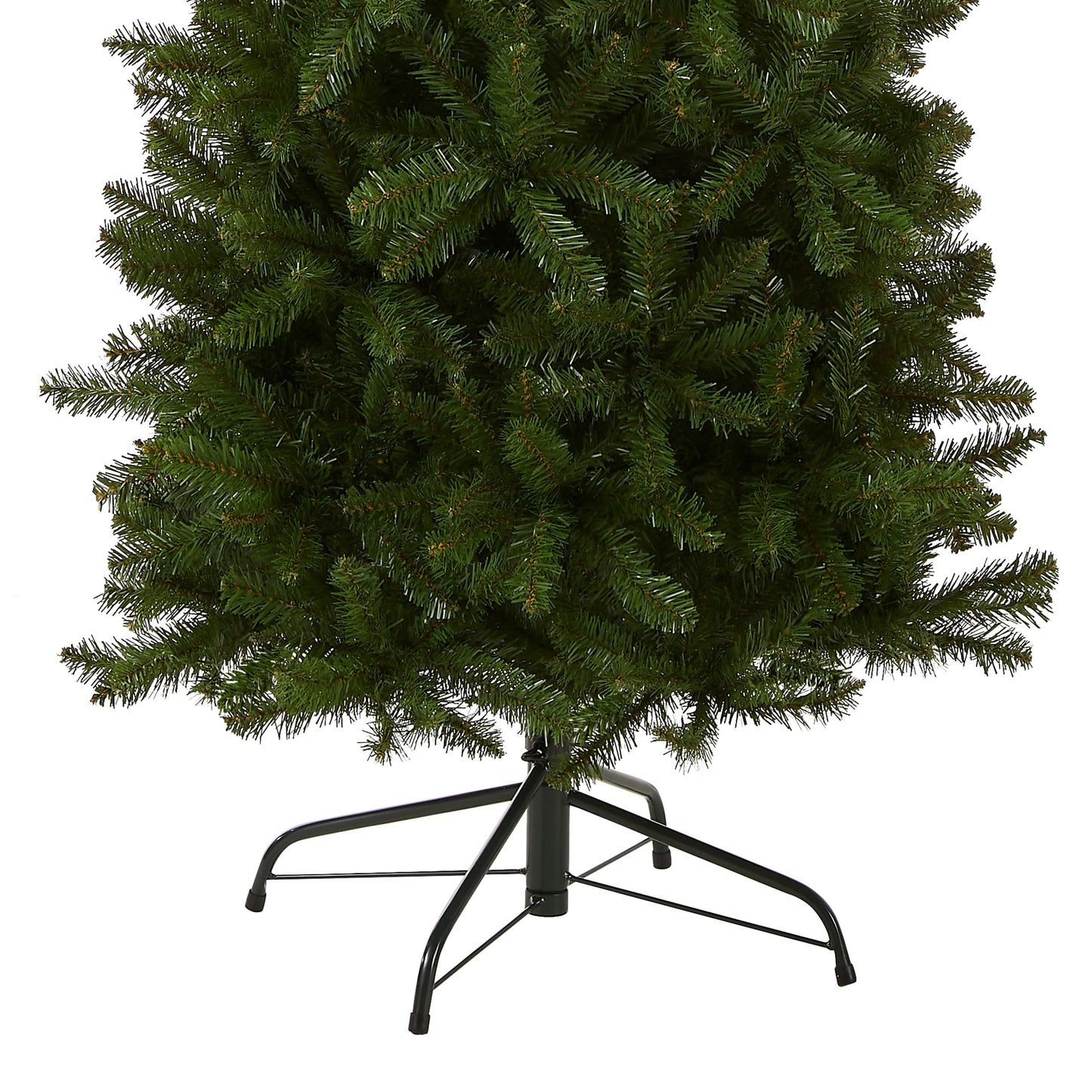 National Tree Company Artificial Slim Christmas Tree, Green, Kingswood Fir, Includes Stand, 6.5 Feet