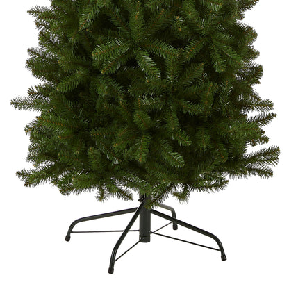 National Tree Company Artificial Slim Christmas Tree, Green, Kingswood Fir, Includes Stand, 7 Feet