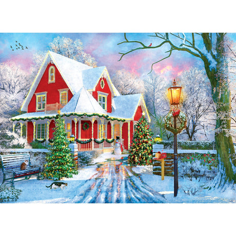 RoseArt - Kodak Premium - Christmas at Home - 1000 Piece Jigsaw Puzzle for Adults RoseArt