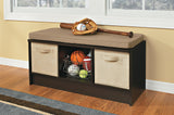 ClosetMaid 1570 Cubeicals 3-Cube Storage Bench, 14.01"D x 35.27"W x 18.5"H, Espresso ClosetMaid