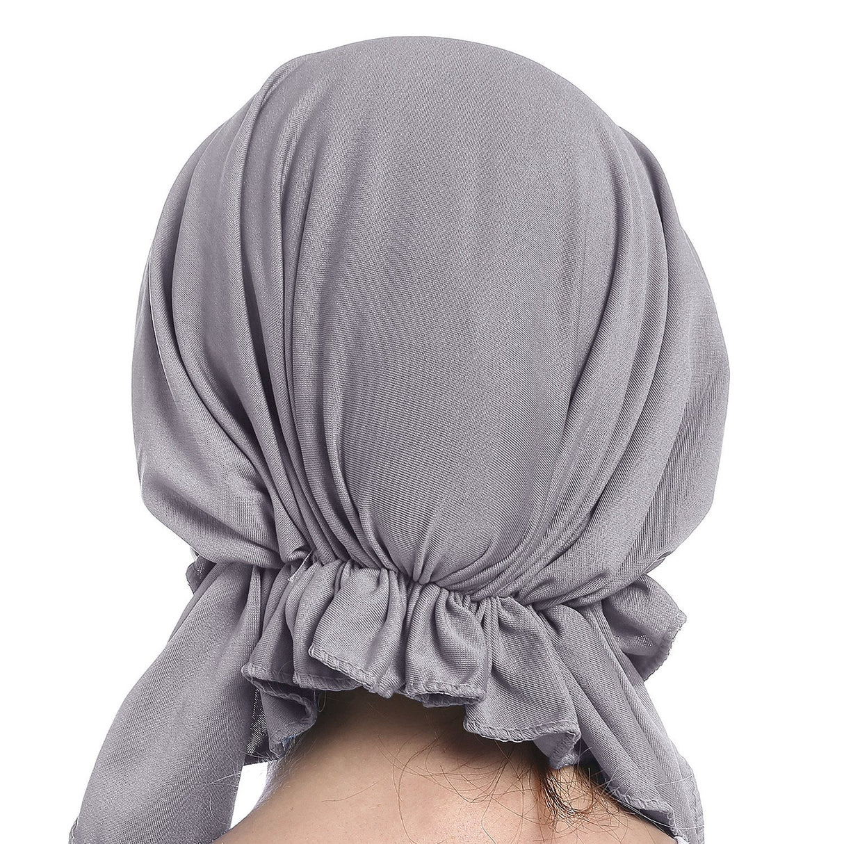 Sweat Wicking Skull Cap Beanie Helmet Liner Quick Dry Bandana Head Wrap Bicycle Head Pirate Scarf Gray Ylucky